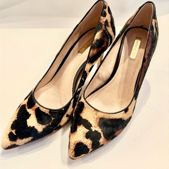 Louis et Cie Animal Print Heels - Picture 1 of 6